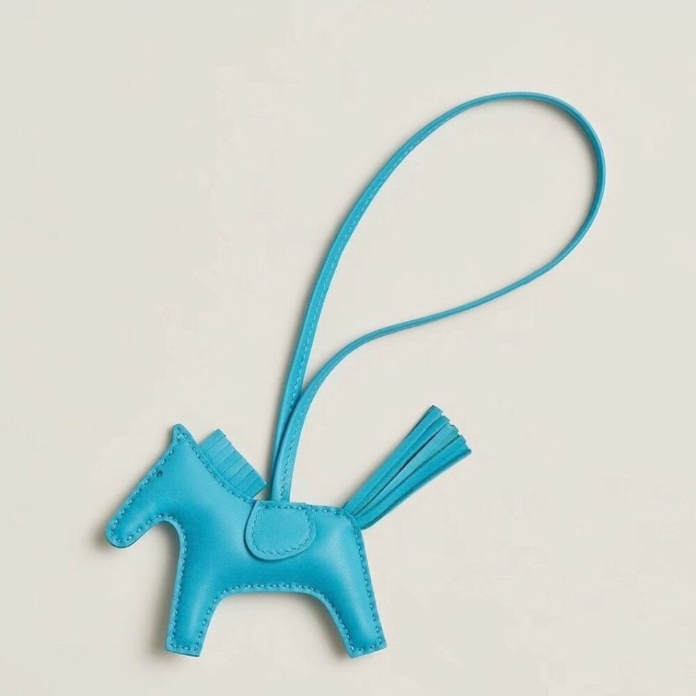 Hermes Rodeo PM charm Blue Azteque H064929CADU